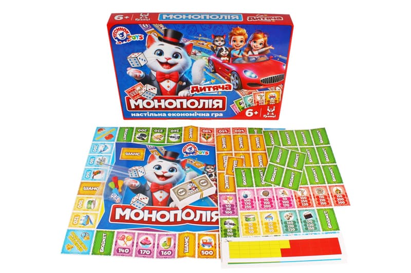 Настільна гра 0755 "Дитяча монополія" ТЕХНОК