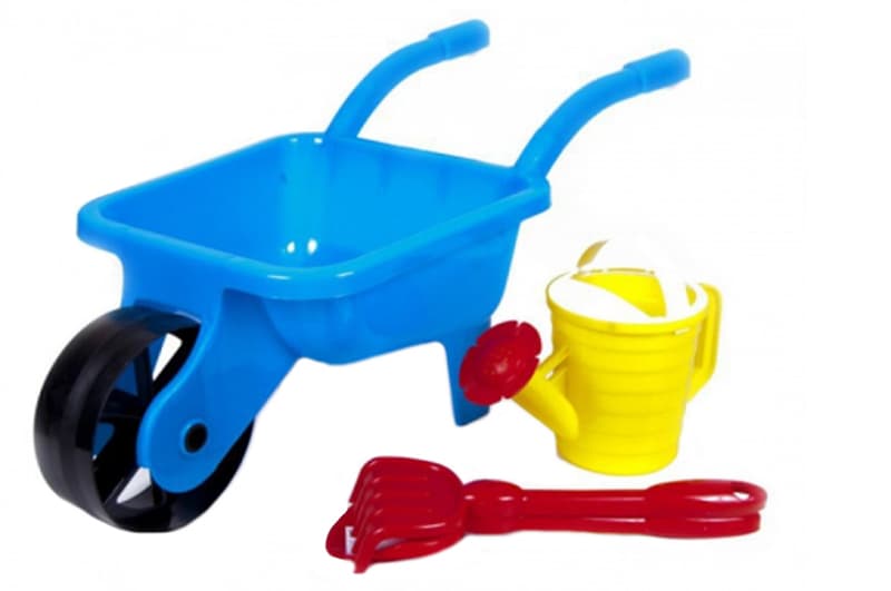Тачка з лійкою, лопаткою та граблями "С" KW-01-124 KinderWay