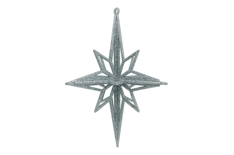 Новорічна іграшка Ромб (срібло)