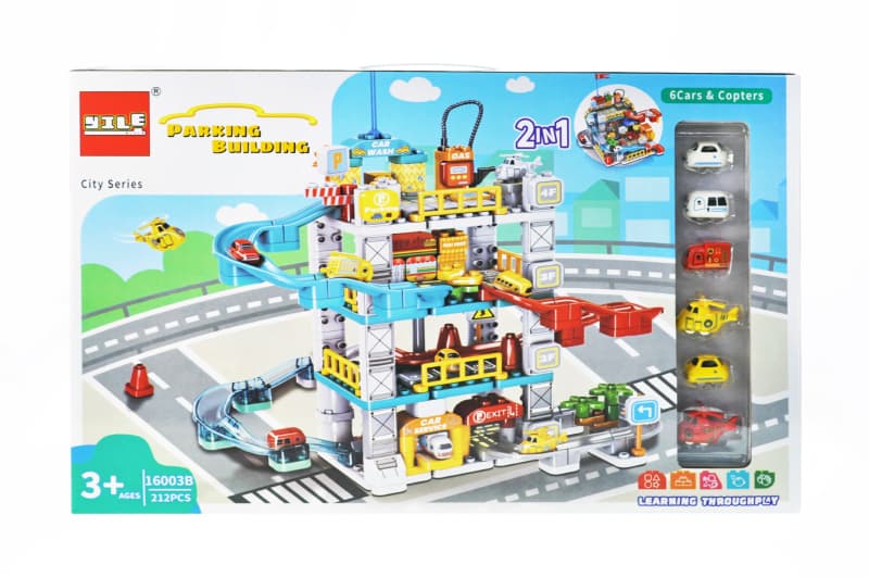 Конструктор 16003B "Паркінг" 212 дет. в коробці р.58x8x38 см YG Toys